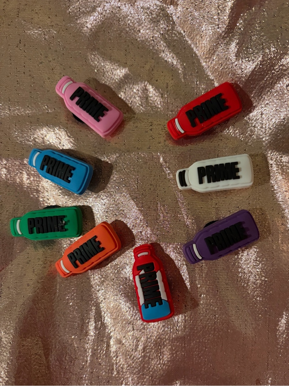 Colorful Kids Toy Charms - Assorted Colors - Set of 8